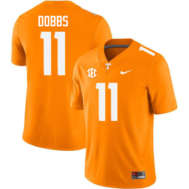 Joshua Dobbs Tennessee Jersey,Tennessee Volunteers #11 Joshua Dobbs College Jersey,Uniforms-Orange